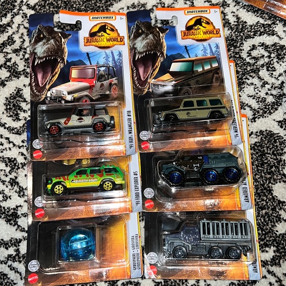Mattel Toys 6nib Matchbox Jurassic World Dominion Trucks Poshmark